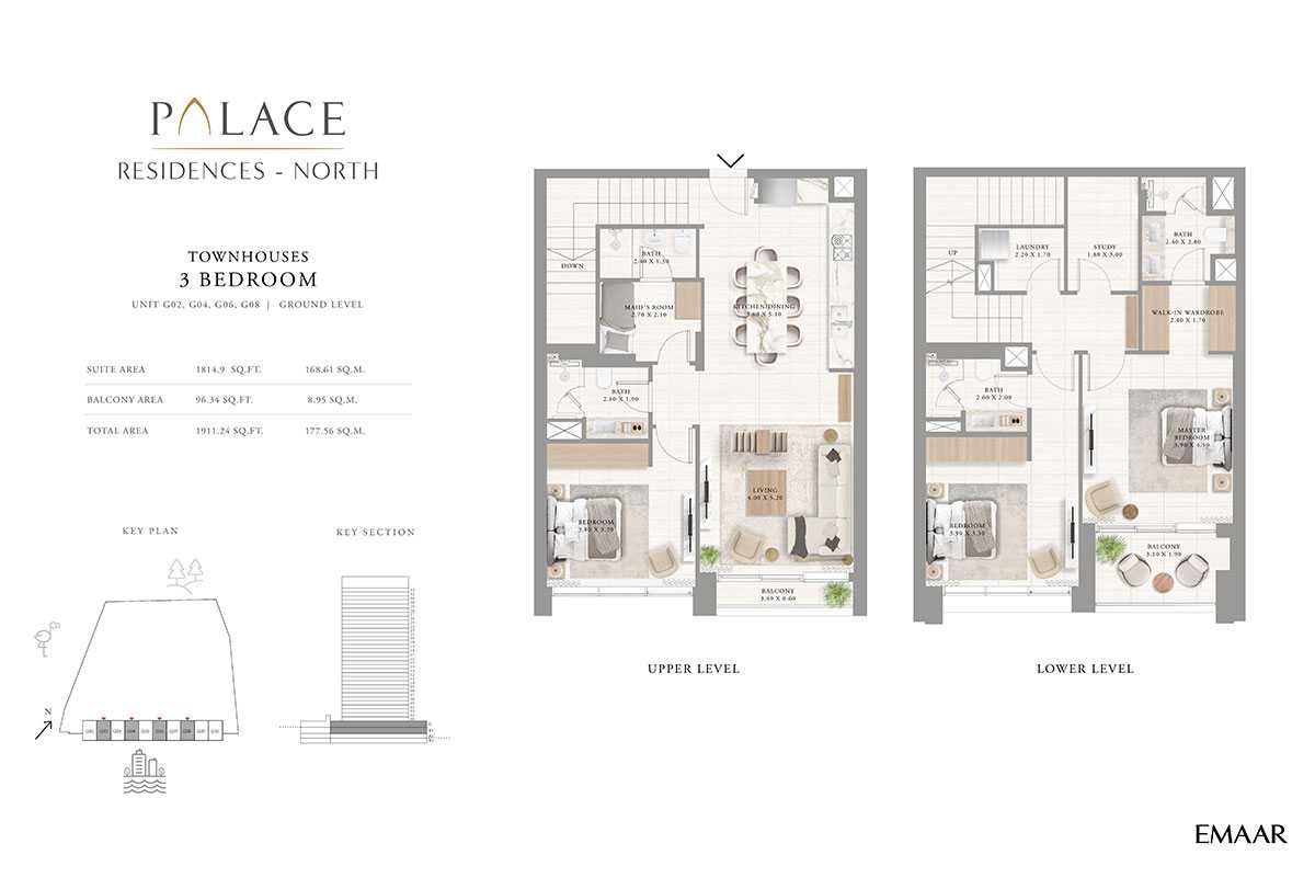 Unit G02, G04, G06, G08, Ground Level